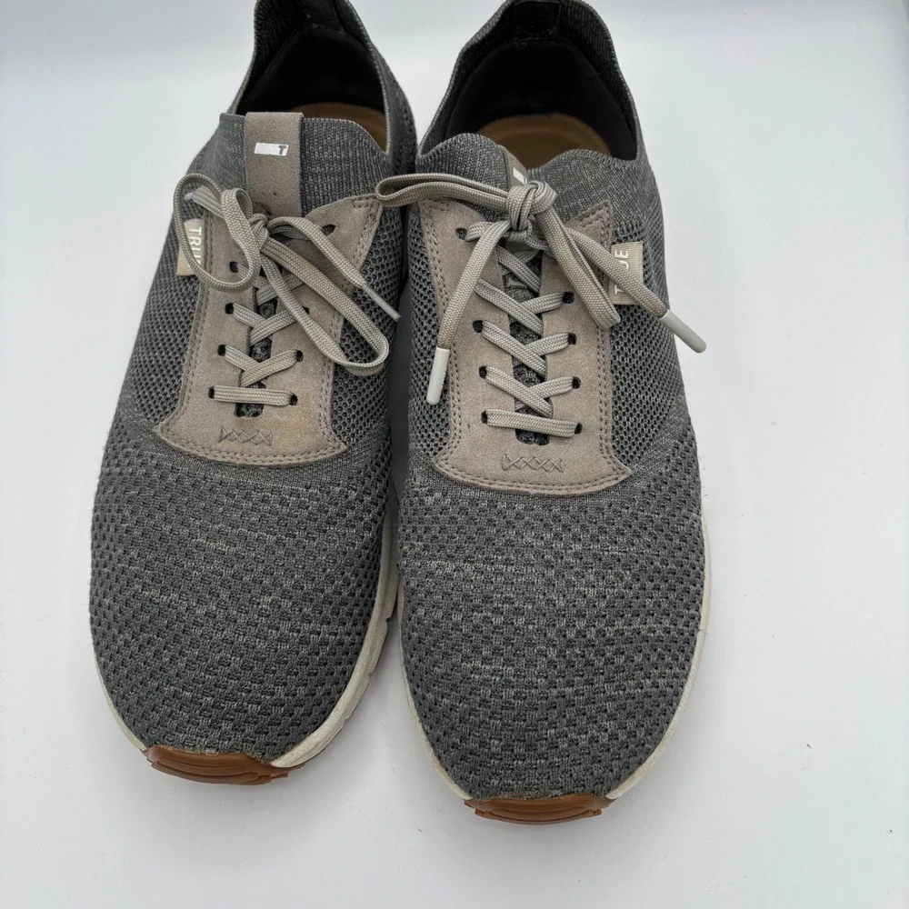 True Linkswear‎ Knit II Golf Shoes Mens Sz M12 Gray Spandex Knit Sneakers